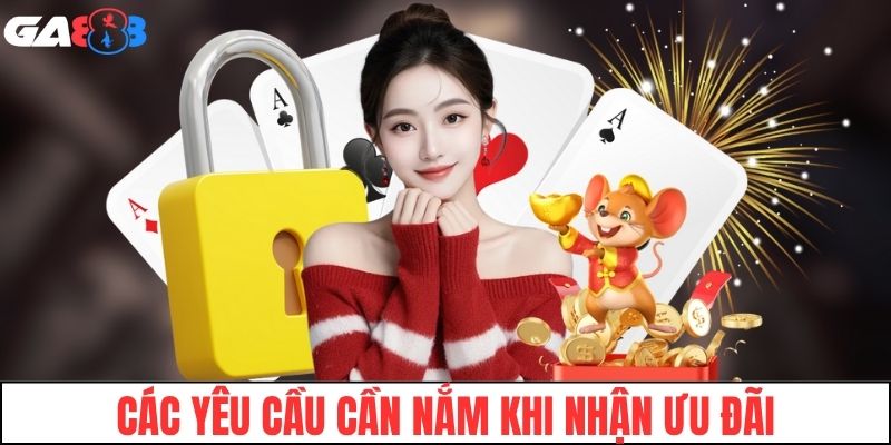 Các yêu cầu cần nắm khi nhận ưu đãi